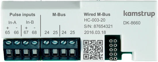 HC-003-20: Kamstrup Wired M-Bus + 2 pulse inputs