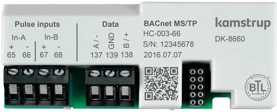 HC-003-66: Kamstrup BACnet MS/TP + 2 pulse inputs