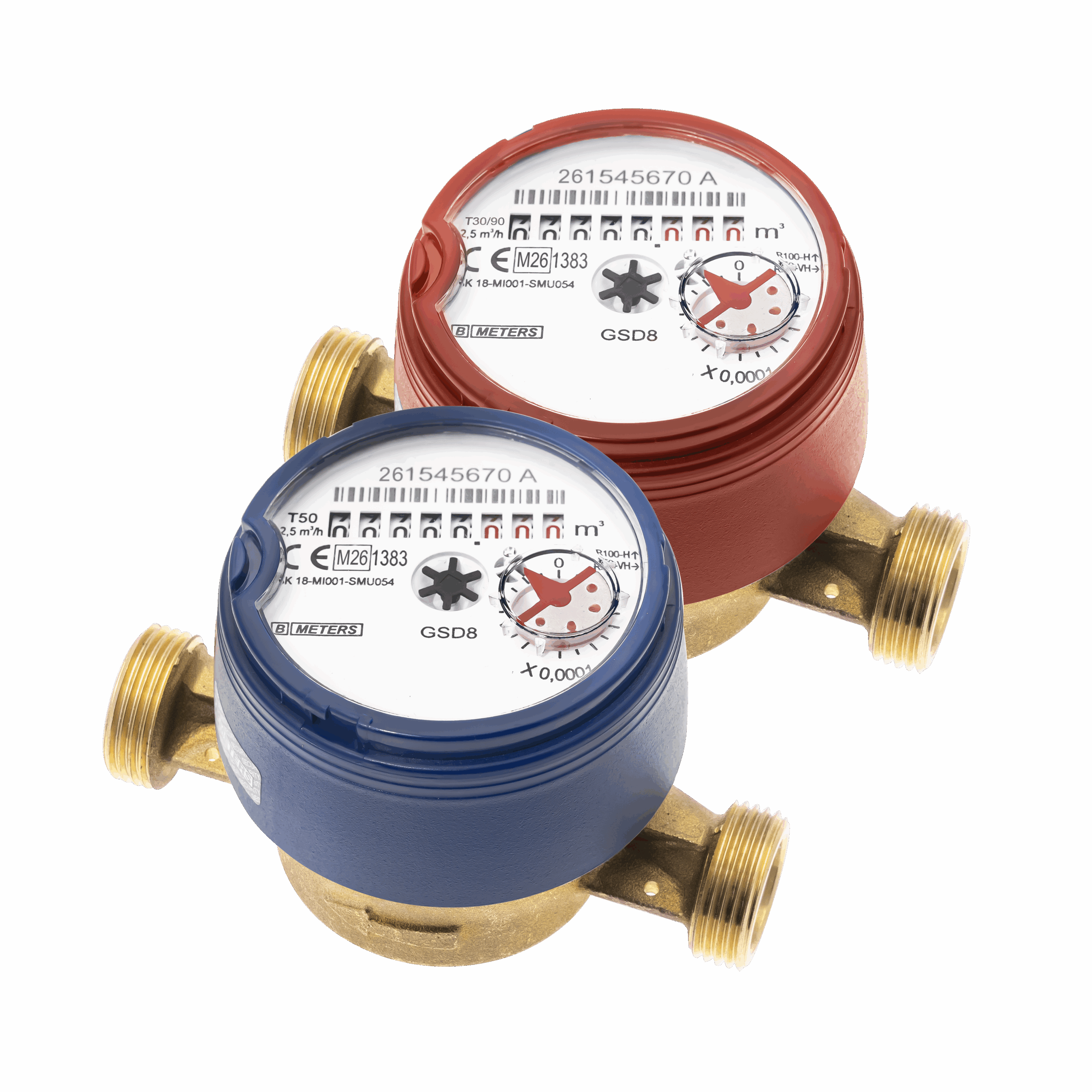 BMeters GSD8-I Water Meter. WRAS & MID Approved.
