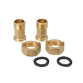 1/2" BSP (DN15) Water Meter Union & Washer Set