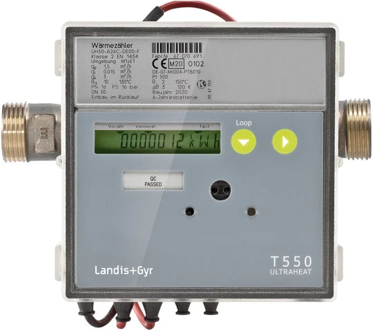 T550 (UH50) Heat Meter. 5" (DN125), QP100.0, 250mm. (PN: UH50-AxxC).