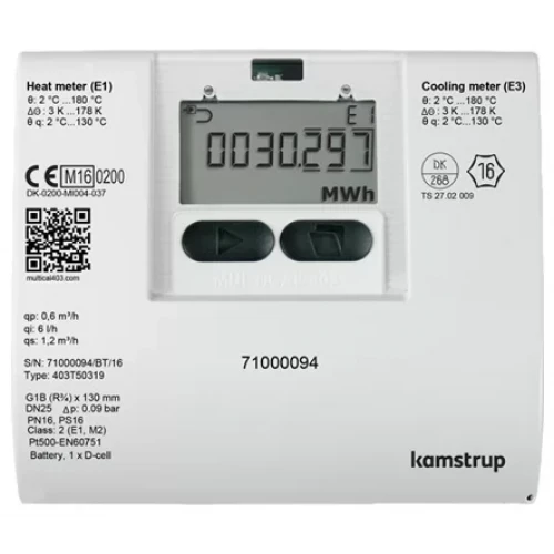 Kamstrup Multical 403 Heat Meter. DN50 qp 15.0m3/hr. PN: 403XK0